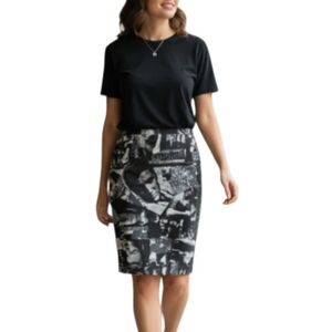 Shah Riaz Novelty Skirt Size 6 Elvis Marilyn Monroe Hollywood Legends